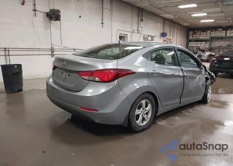 2015 Hyundai Elantra Se from USA, damaged, VIN KMHDH4AE3FU329543